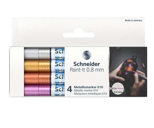Schneider Metallic Marker Paint-It 010 0.8mm (4pcs)  - 2