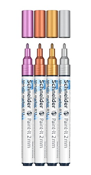 Schneider Metallic Marker Paint-It 011 2mm (4pcs) 