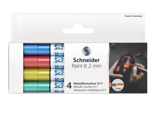 Schneider Metallic Marker Paint-It 011 2mm (4pcs)  - 2