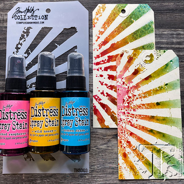 Distress Spray Stain -PICKED RASPBERRY - 4