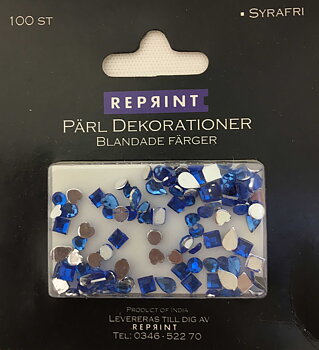 strass blue