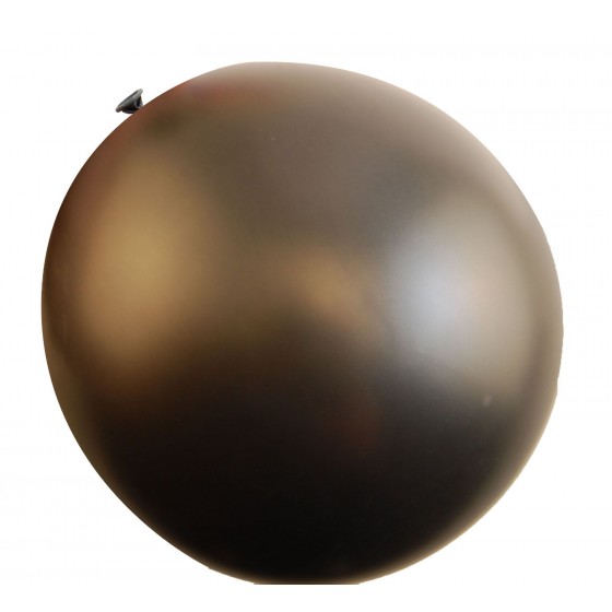 Ballonger Metallic Svart 10 st