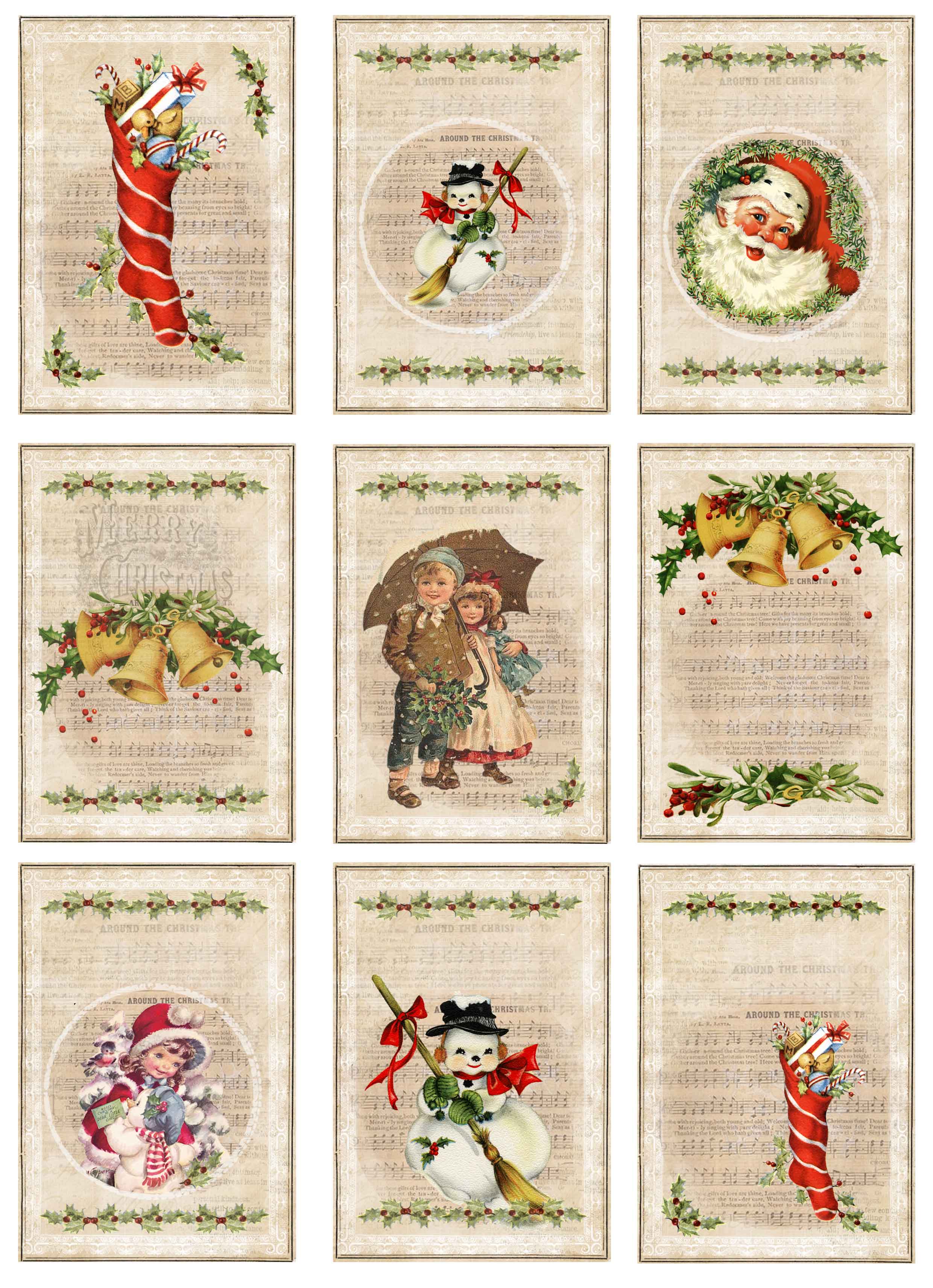 Klippark Vintage ChristmasCollection Music