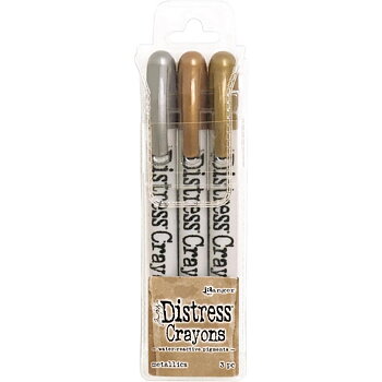 Distress Crayons set- Metallic