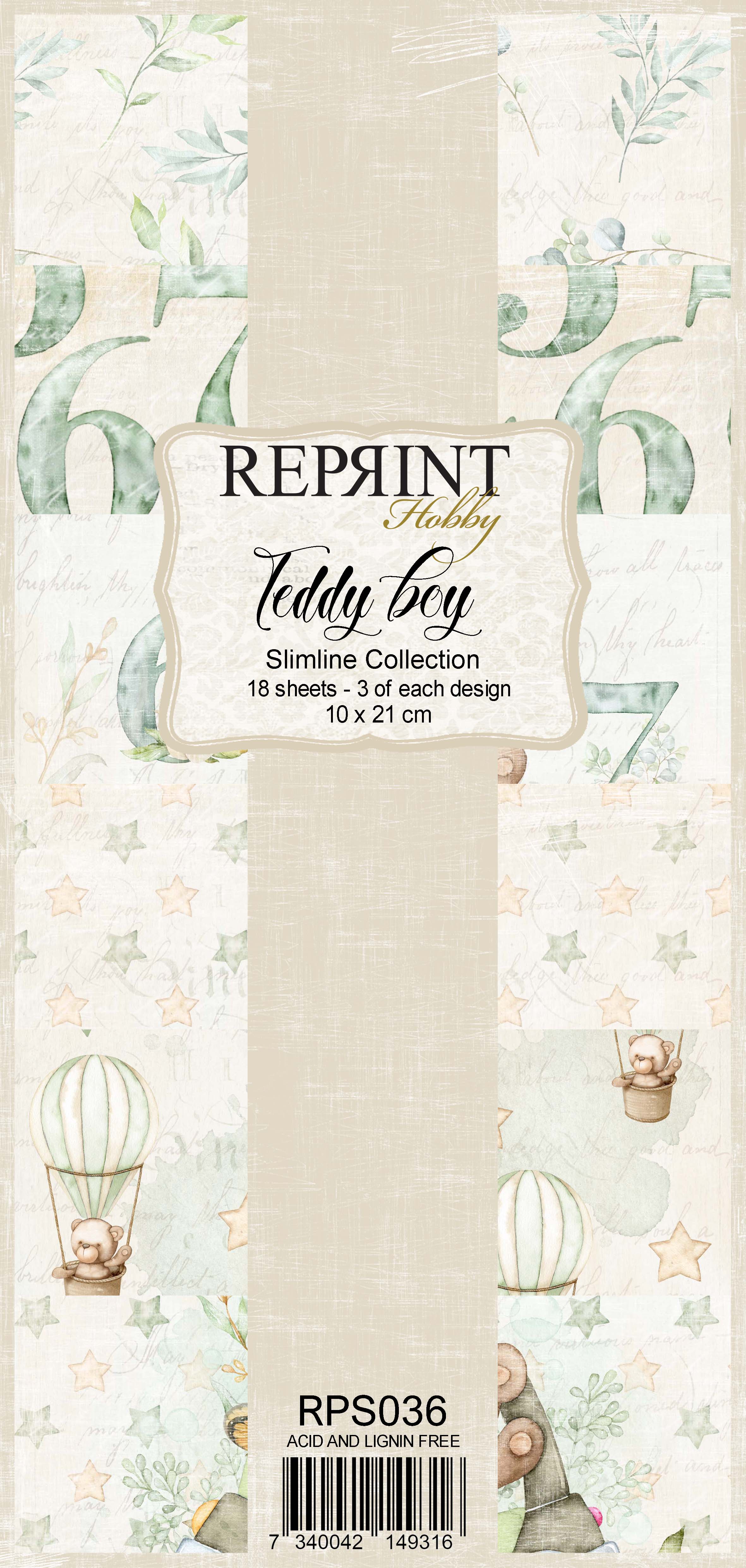 Slimline Teddy Boys Collection pack 