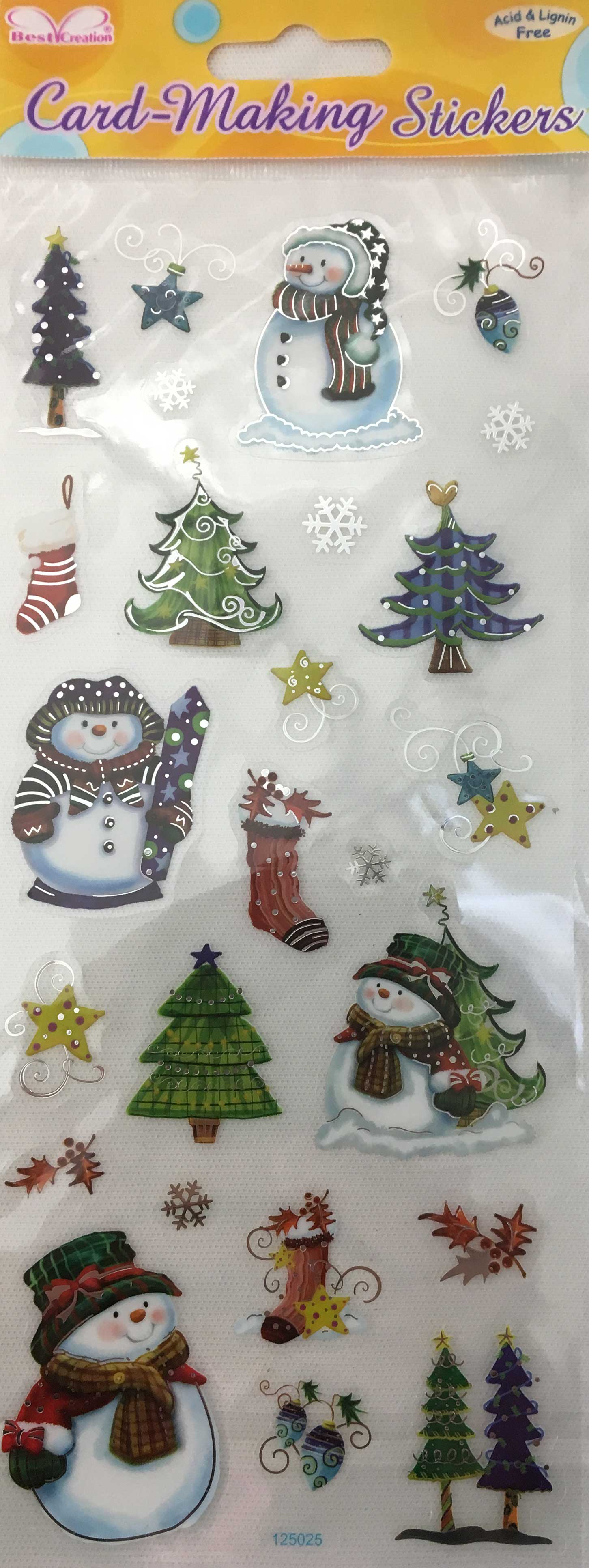 Stickers Snögubbar