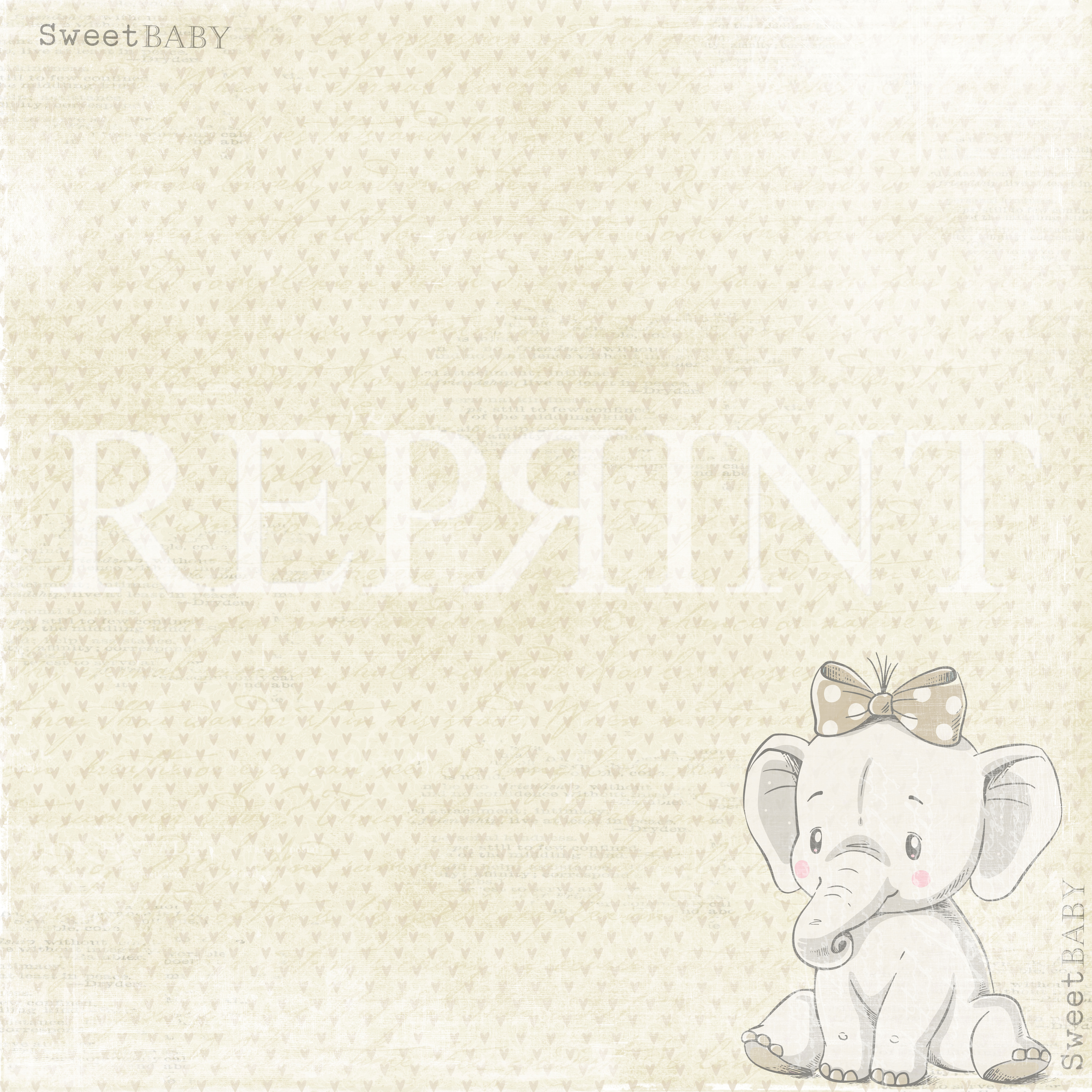 Sweet Baby Pink Elephant - 2