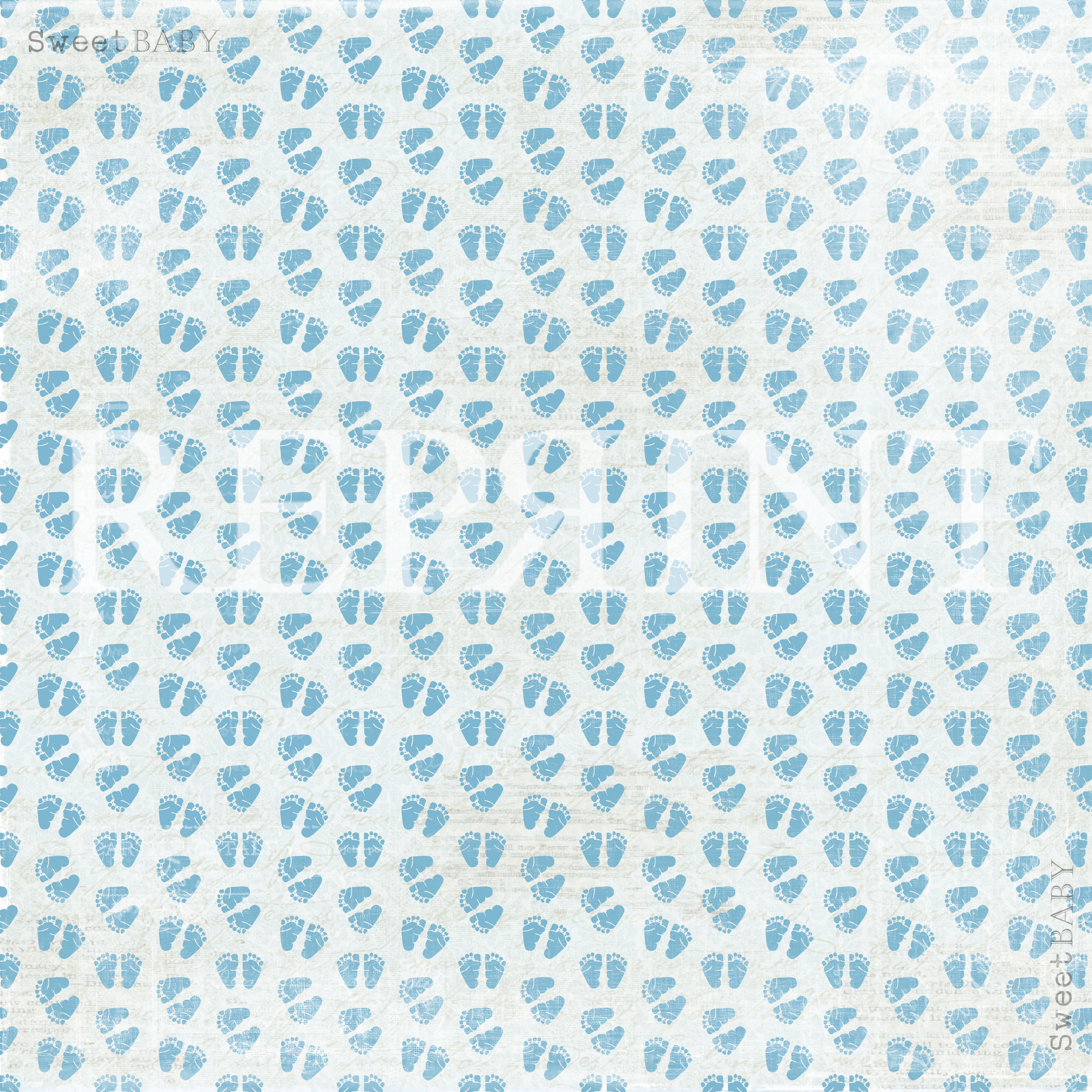 Sweet Baby  Blue Baby Feet