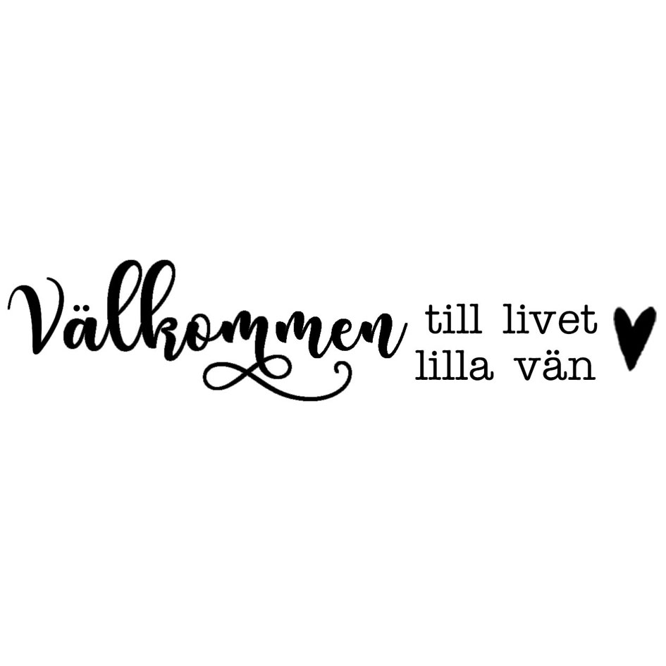 Välkommen till världen - Reprint