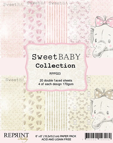 Sweet Baby Collection pack Pink 6x6 (15,2 x 15,2 cm)