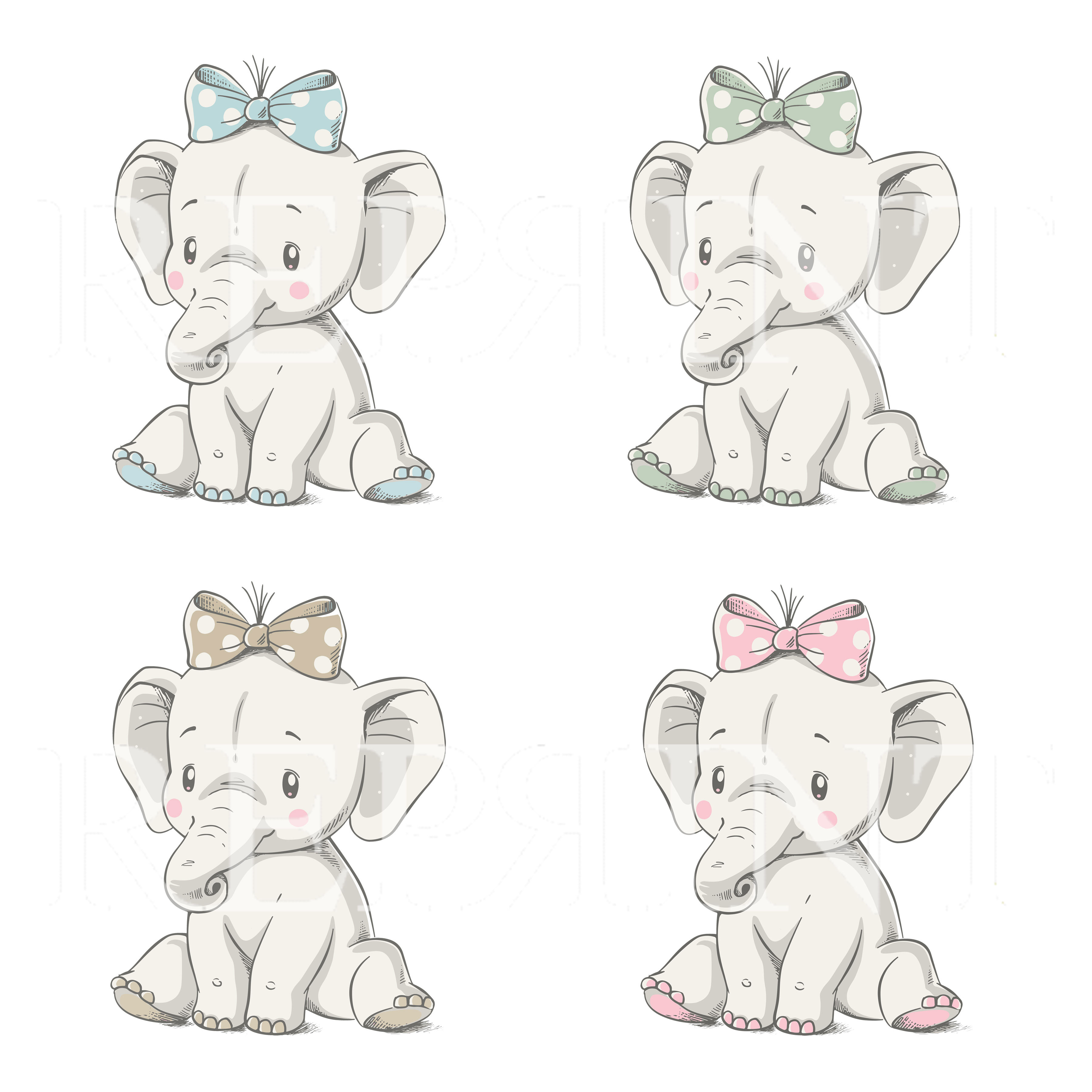 Sweet Baby Collection pack Stars  6x6" (15,2 x 15,2 cm) - 10