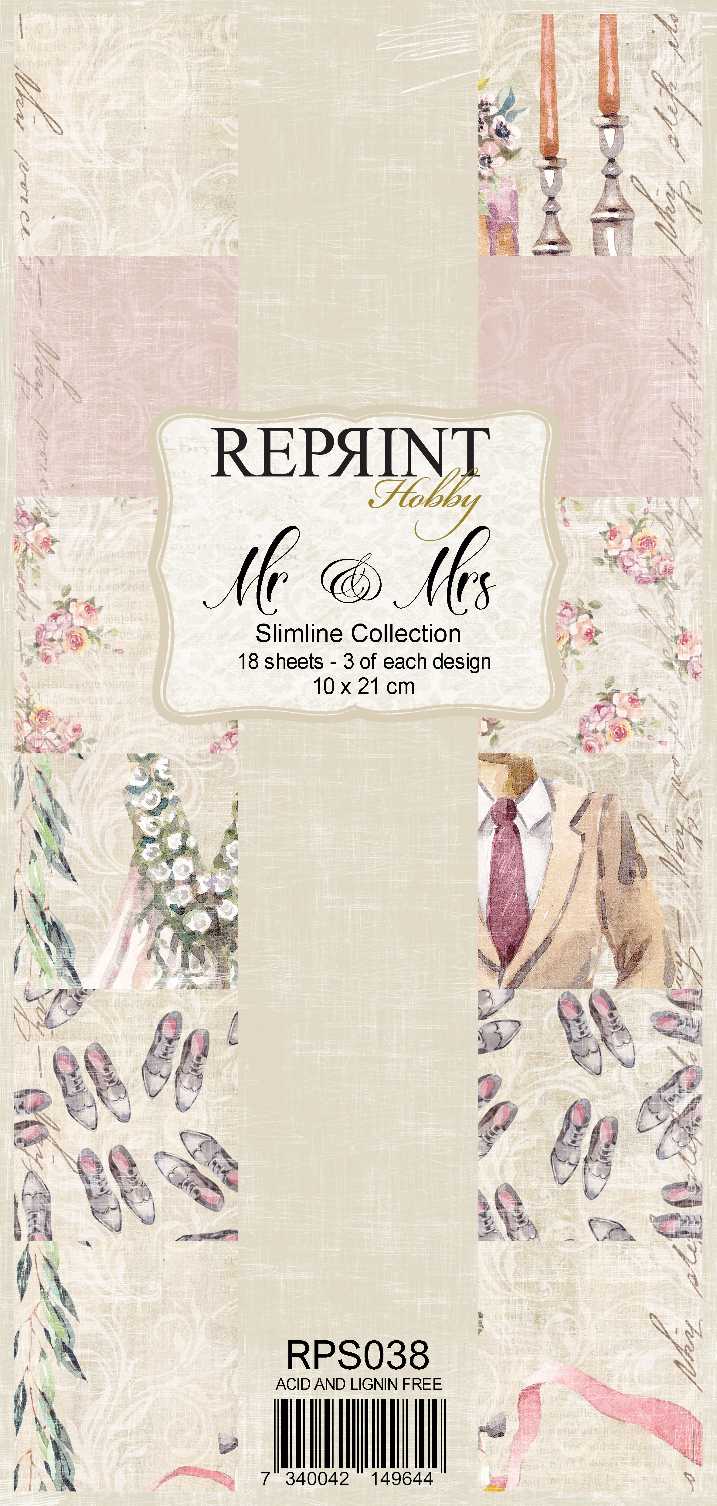 Slimline Mr & Mrs Collection pack 