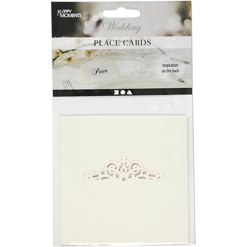 Place Cards Creme 10pcs - 2