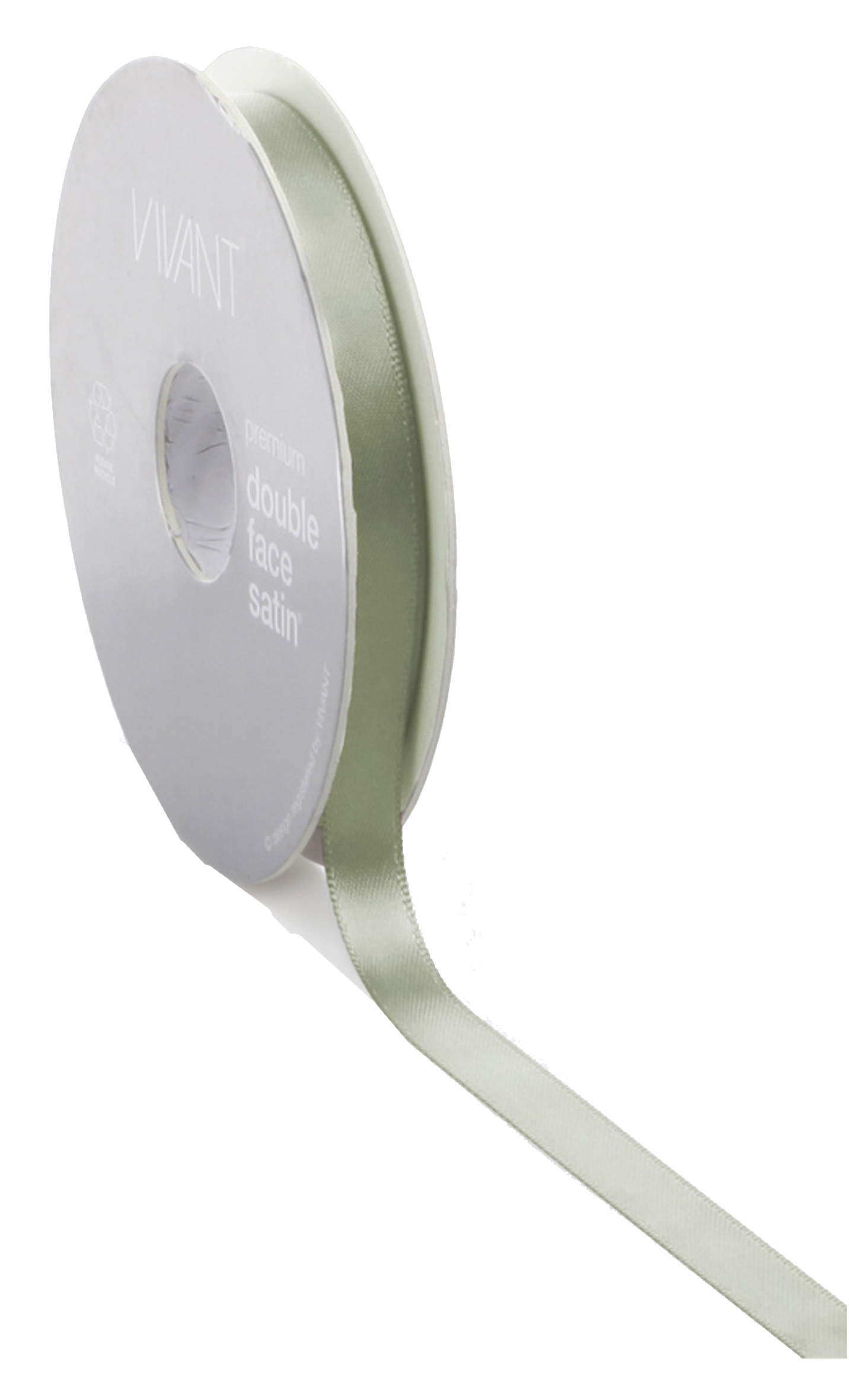 Satinribbon Light green 25m