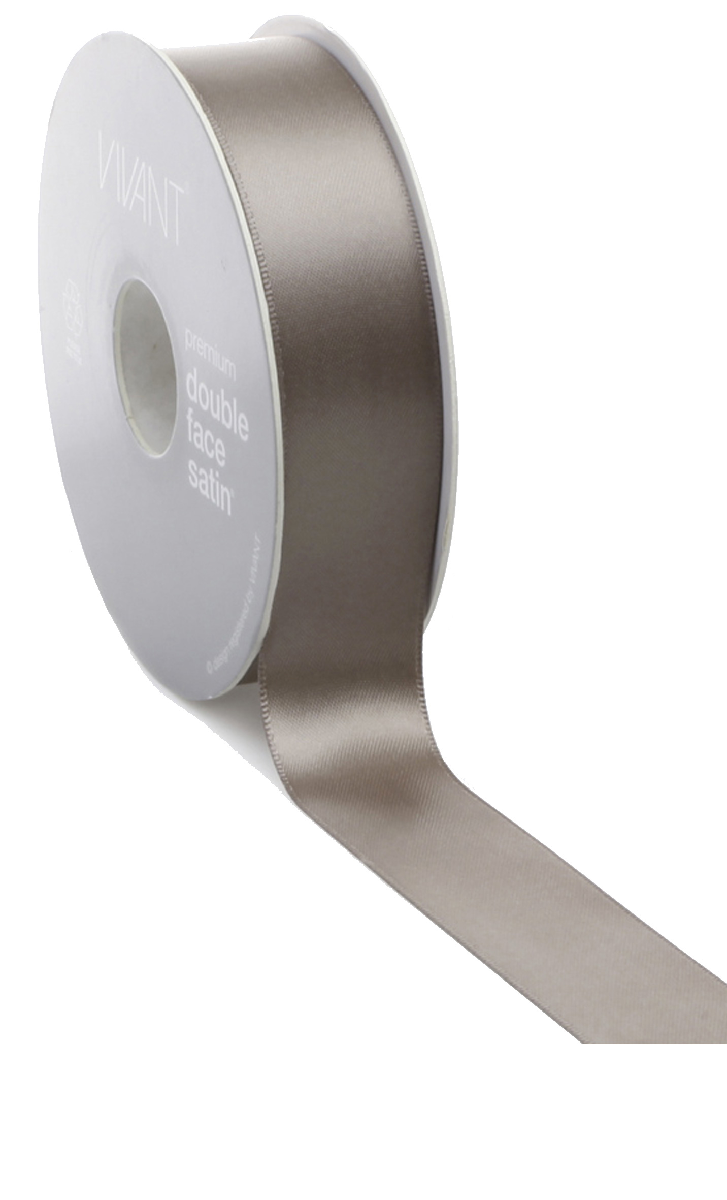 Satinribbon Taupe 25m