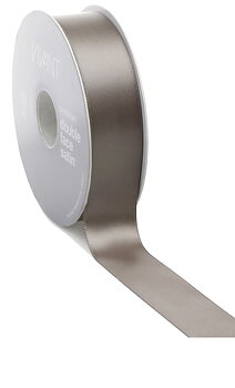 Satinband Taupe  25m Bredd 25mm