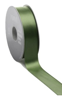Satinband Moss grön  25m Bredd 25mm