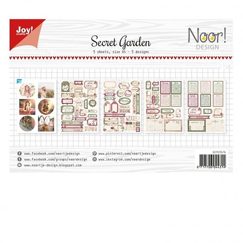 Pappersblock Joy Craft Secret Garden