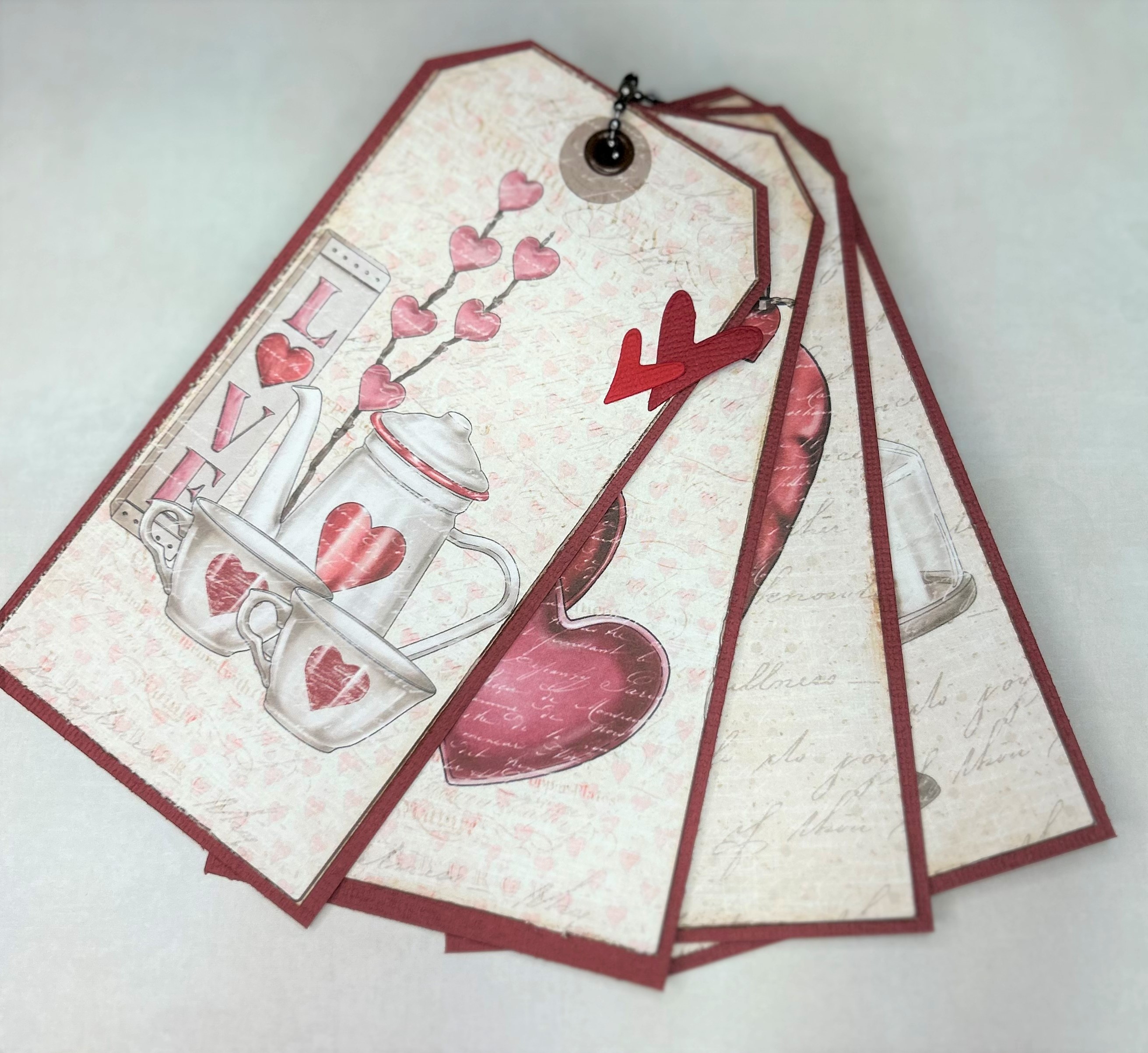 Dies  Reprint - Hjärtan 3st - 12x18, 22x33, 37x58 mm - 3