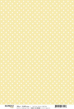 Basic Collection A4  Gula Stjärnor 10 ark