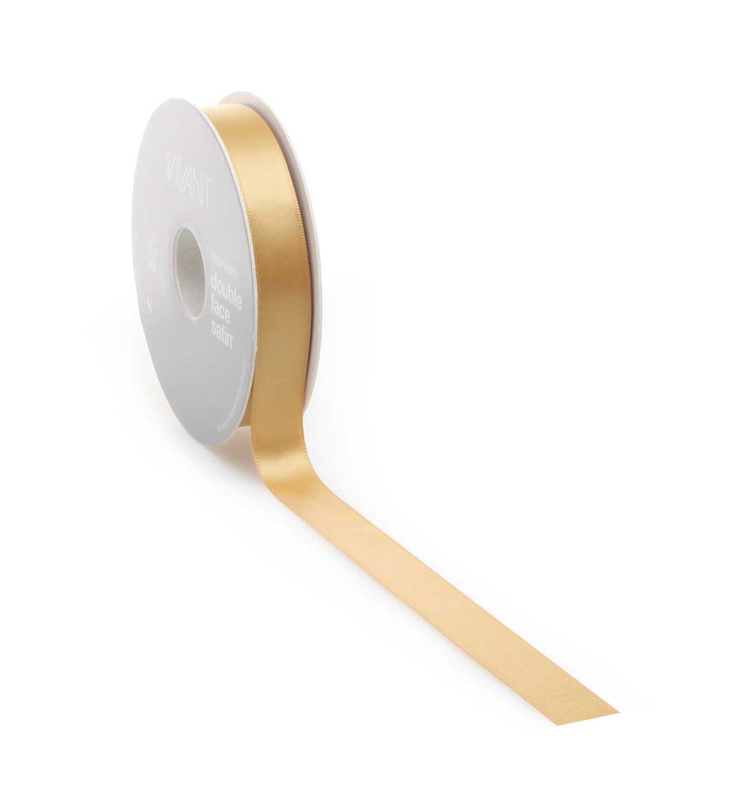 Satinband Guld 25m Bredd 25mm