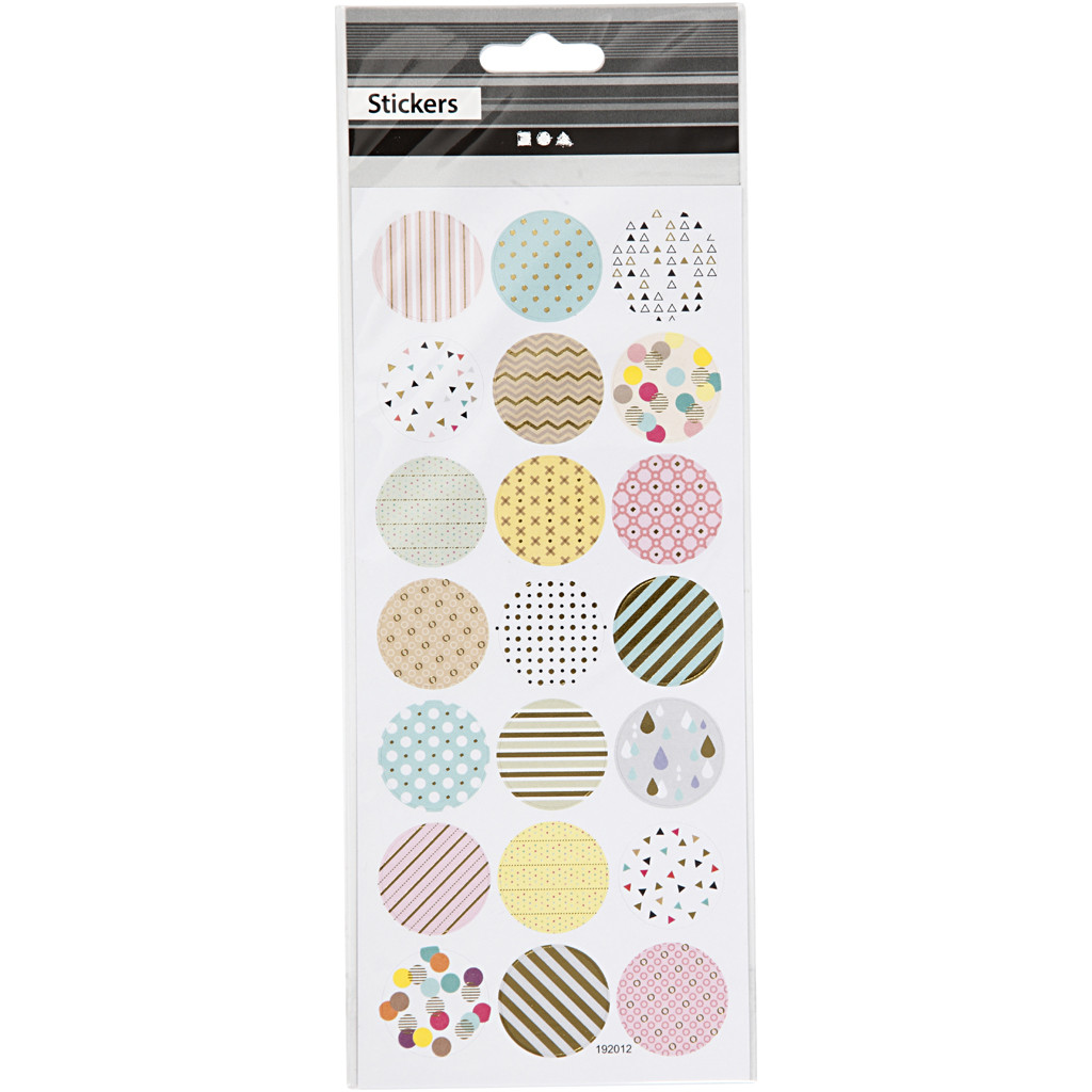 Stickers pastell, 1ark - 2