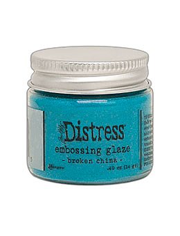 Embossing Glaze Broken China