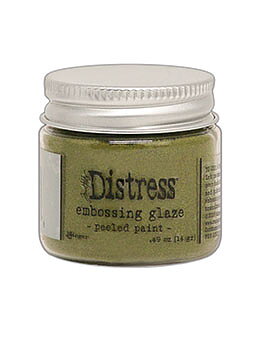 Embossing Glaze Peeled Paint