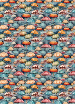 Papper Klippark - Paraplyer -  A4