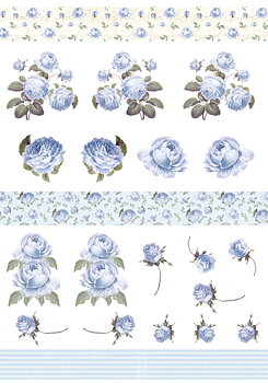 Blue Rose Romance Collection  -  Cutouts