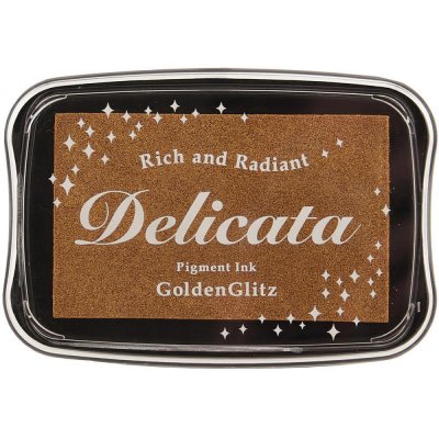 Stämpeldyna Golden Glitz shimmer - Tsukineko 75x45 mm