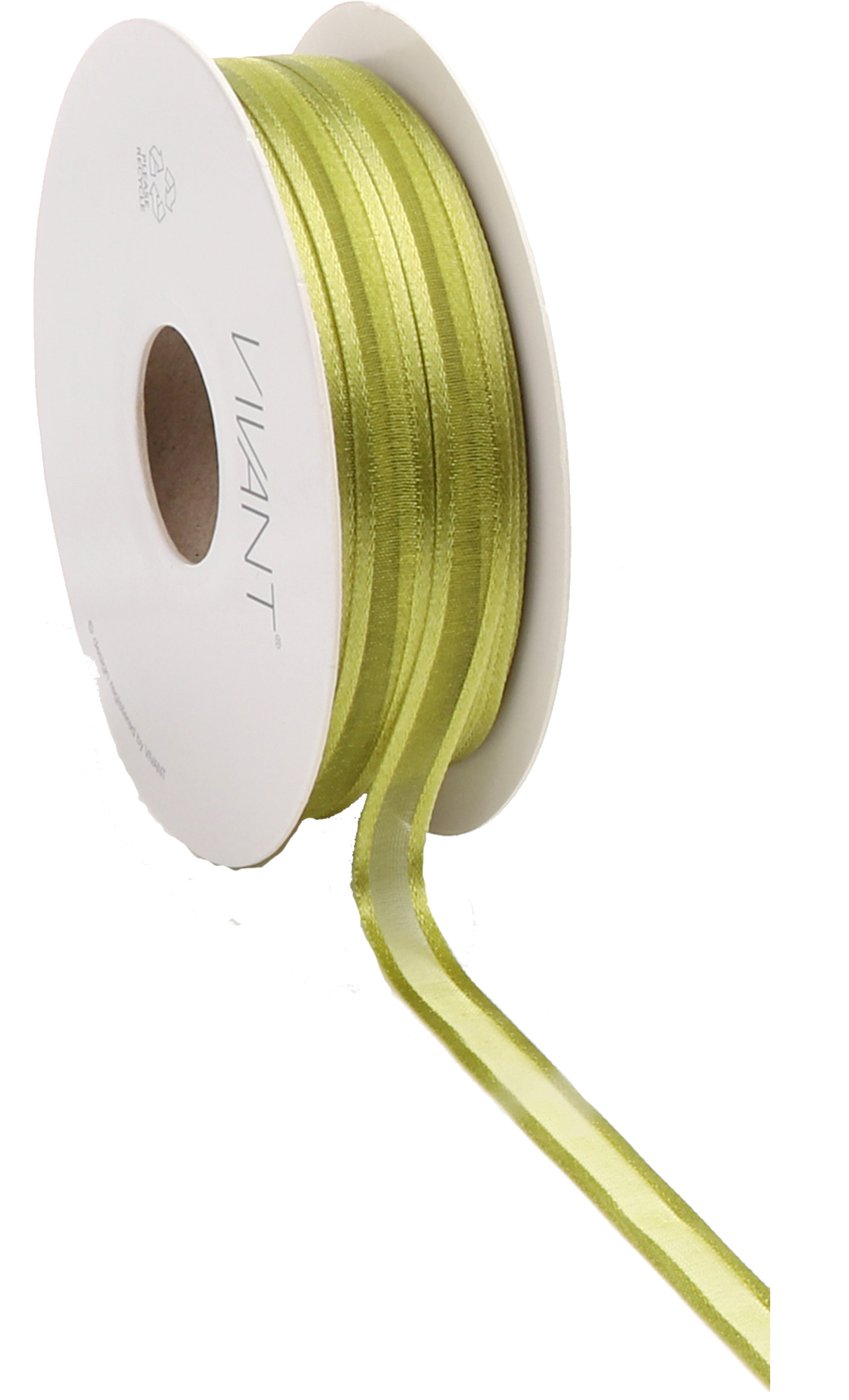 Band Organza Edge Prego 10mm - Spring Green