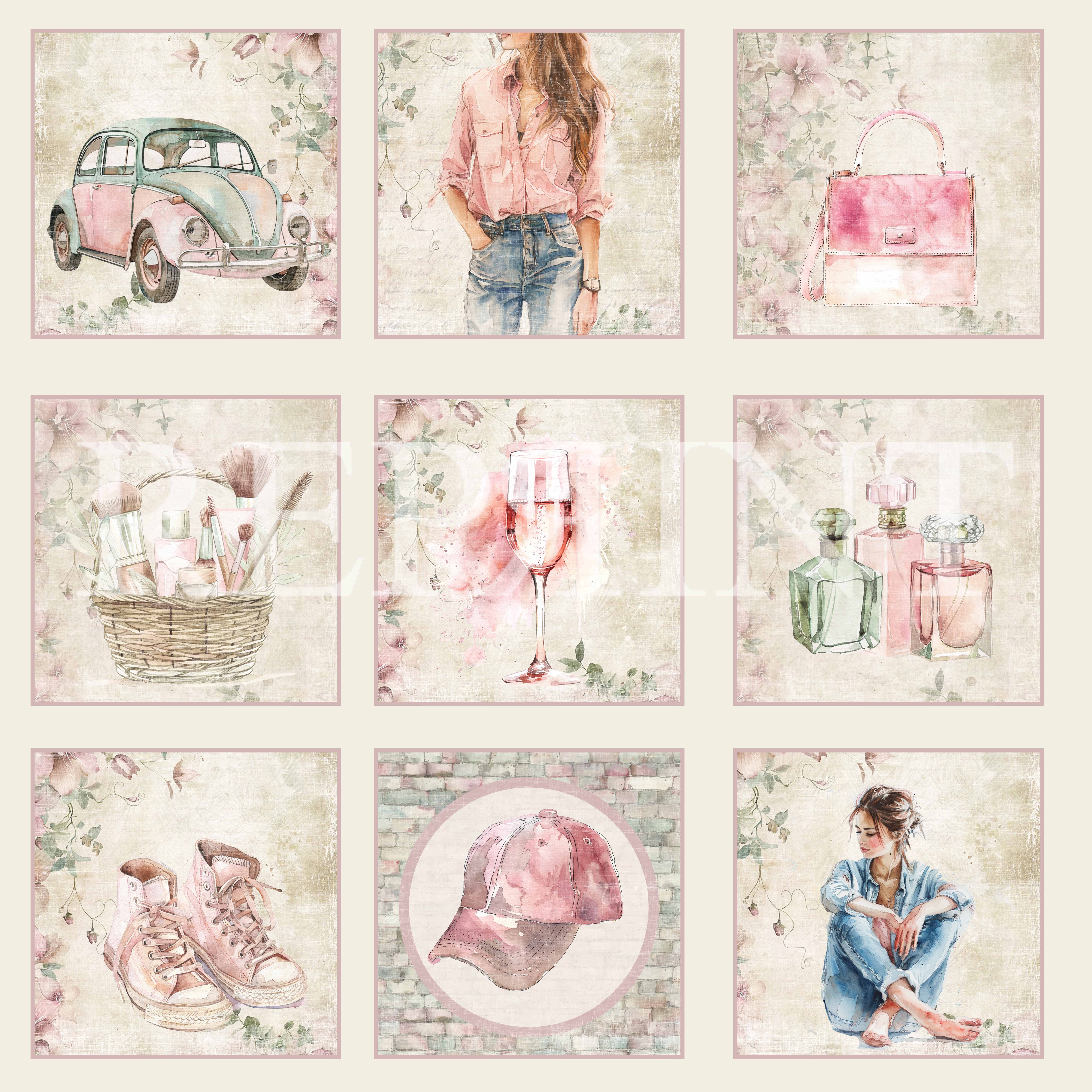 Paperpack Reprint - Girly Collection Paperpack - 12x12 - 10