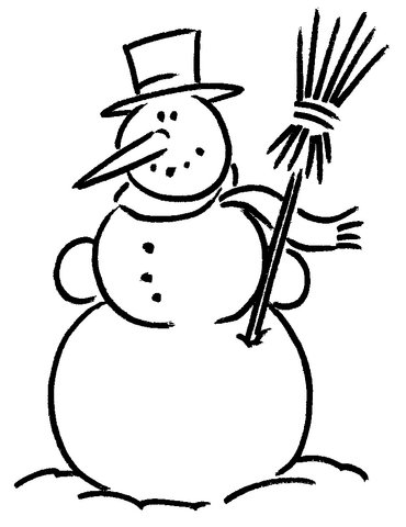 Liten Snögubbe