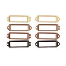 Metall ram Bruna nyanser 8 st