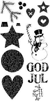 Clearstamps Snögubbe