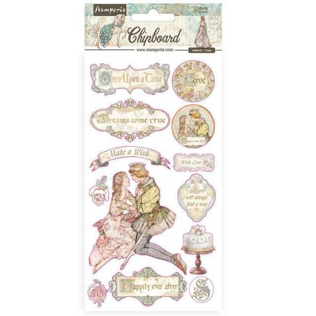 Stamperia Chipboard 12 x 6- Sleeping Beauty
