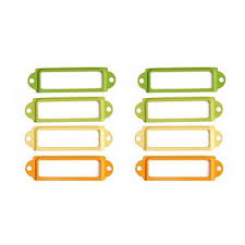 Metall ram Gul/Lime nyanser 8 st