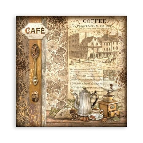 Coffee and Chocolate Maxi 12x12 Inch Paper Pack (Single Face) - 4