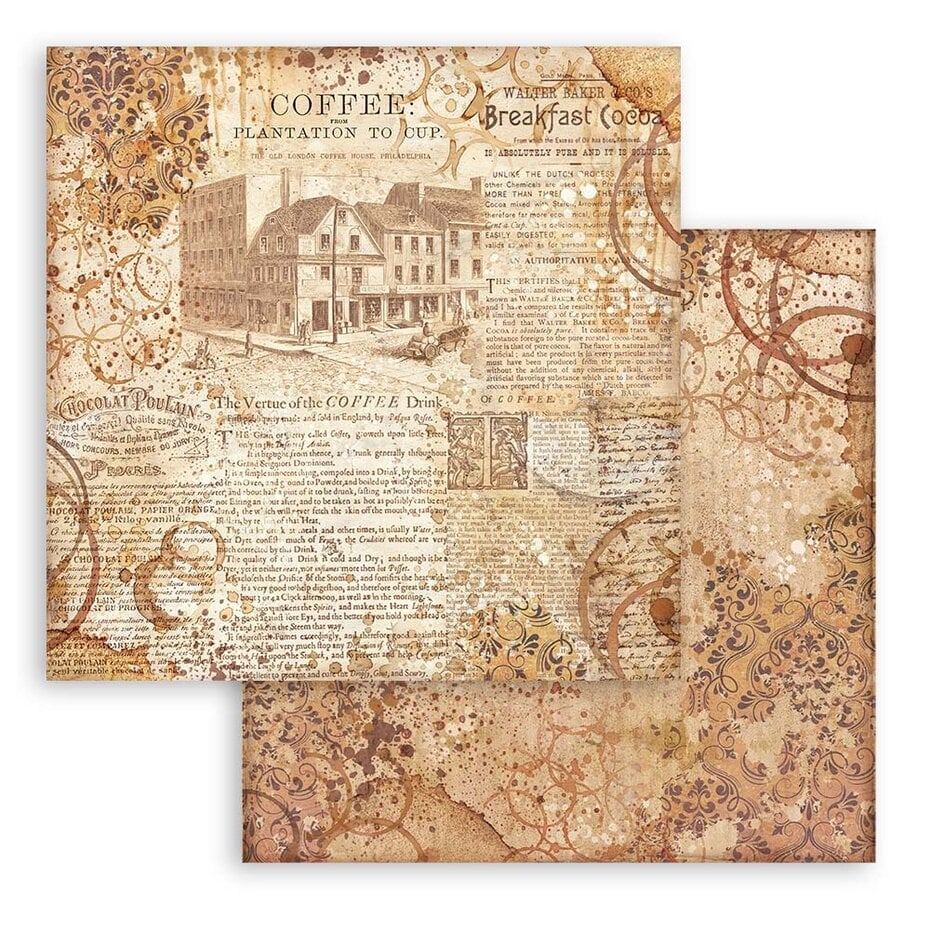 Coffee and Chocolate Maxi 12x12 Inch Paper Pack (Single Face) - 11