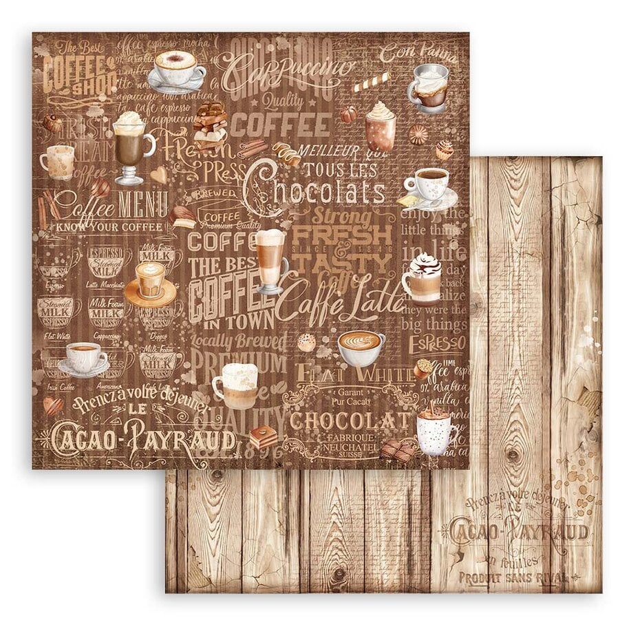 Coffee and Chocolate Maxi 12x12 Inch Paper Pack (Single Face) - 14