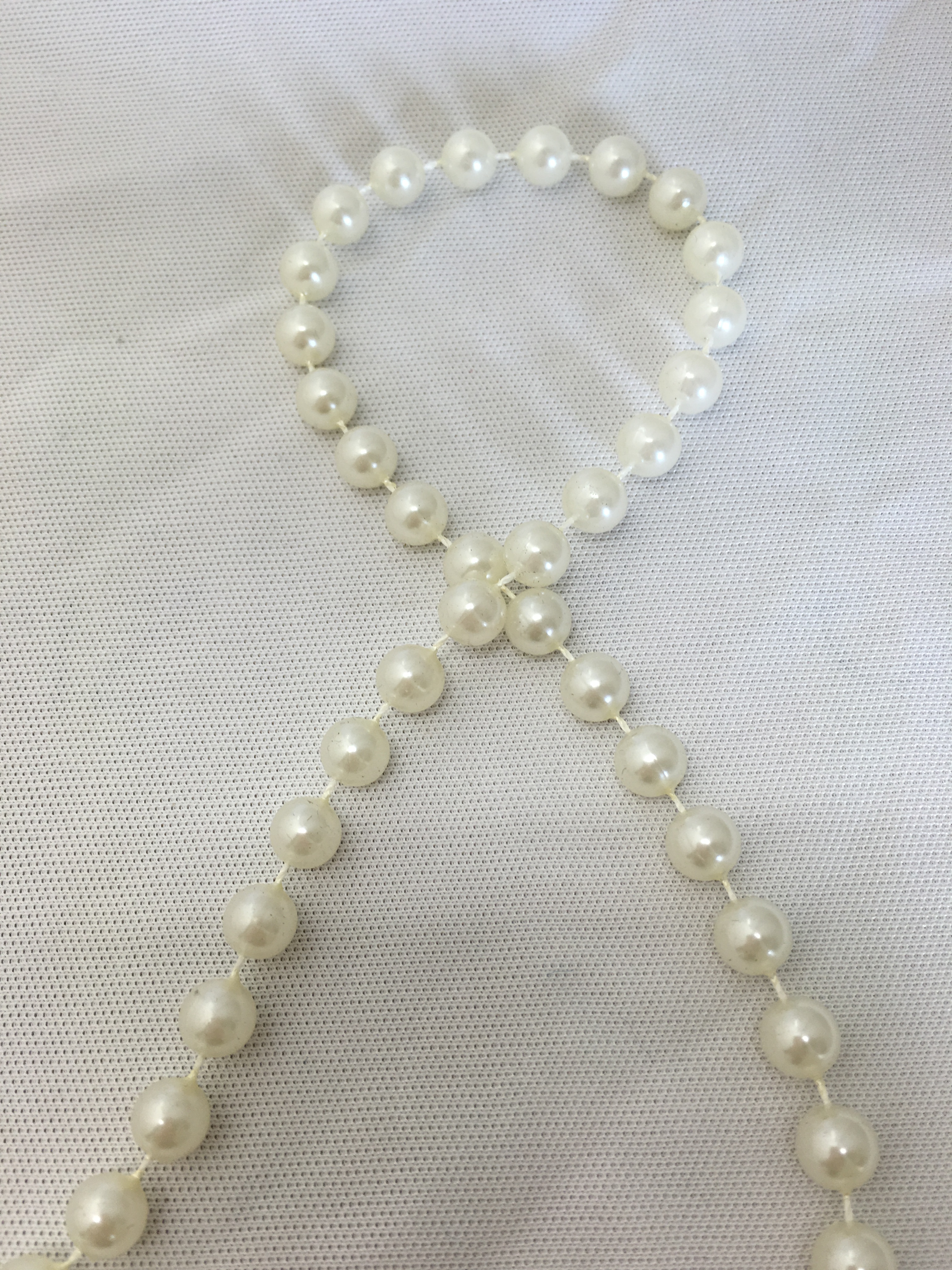 Band   Pearls Vit 8mmx 1M