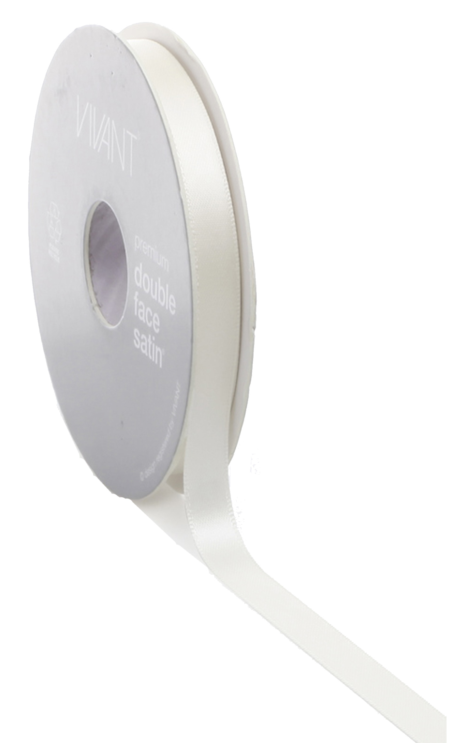 Satinband Vit  25m
