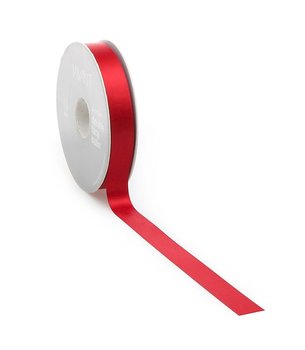 Satinband Julröd 25m Bredd 25mm