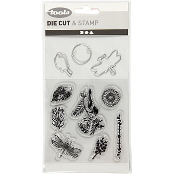 Leaf    Die  and stamp