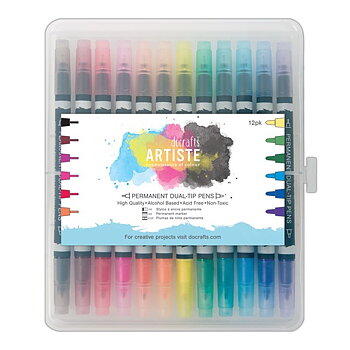 Permanent Dual Tip Pens - Thick and Thin