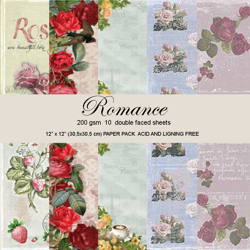 Romance 10 st 12" x 12"
