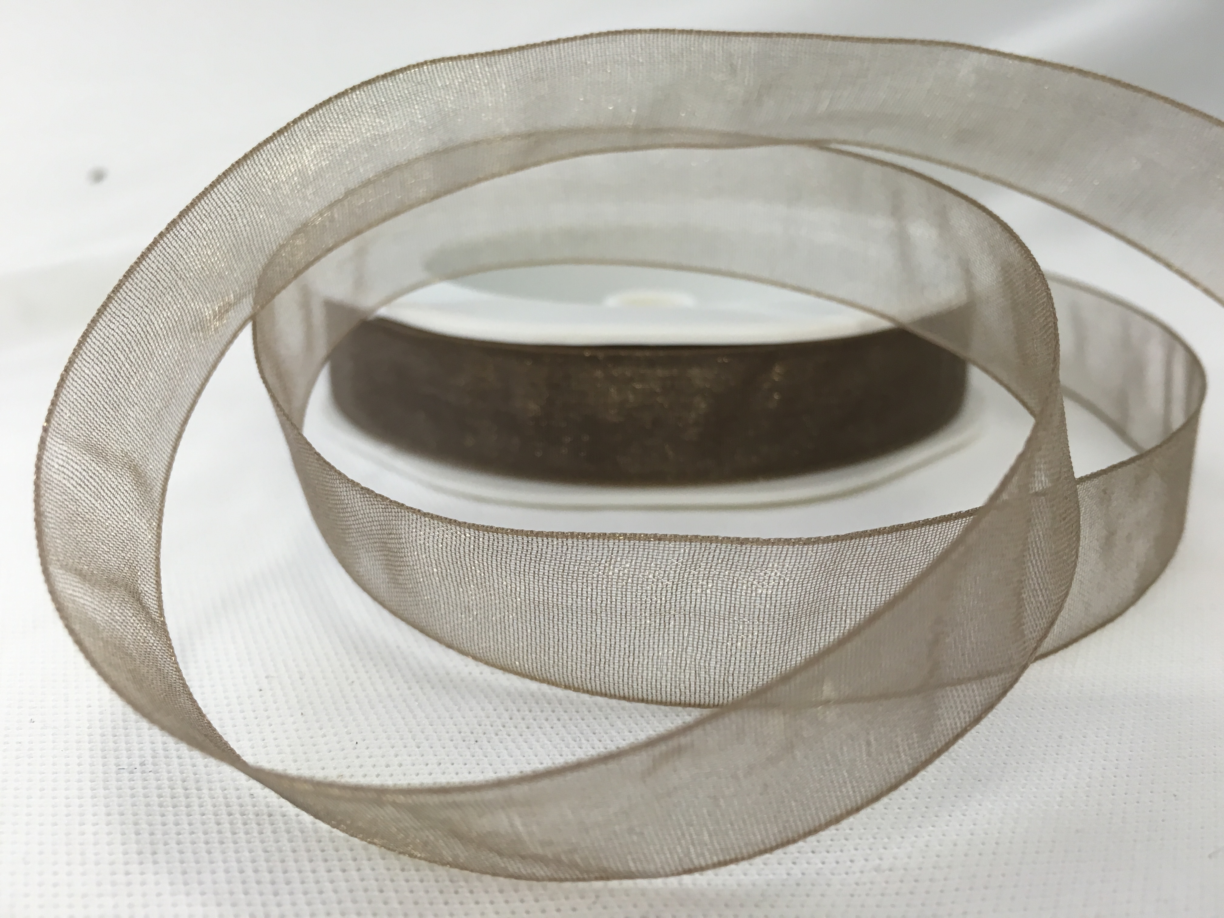 Band Organza Taupe 50M