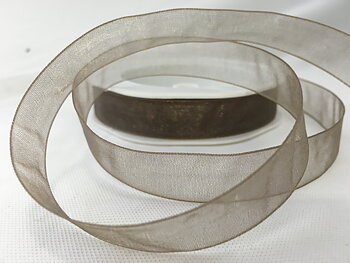 Band Organza Taupe 50M