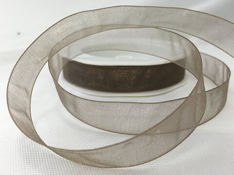 Band Organza Taupe 50M